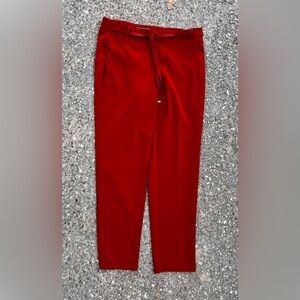 NYCC WOMENS 8 BURNT ORANGE DRESS PANTS TIE FRONT